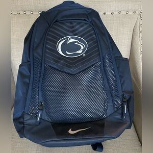 Nike Penn State Men's Navy Blue Nittany Logo Backpack with Mesh Front